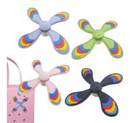 Genérico Hanging Wind Spinner For Bag Pins Colors, Inserts, Consulte la descripción, abs, Not a gemstone
