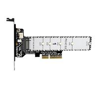 Generico Hard Drive Expansion Card | PCIe 5.0 to M.2 Converter for PC,Drive Conversion Card with Heatsink for Data Transfer, for Upgrade Desktop Storage for Games