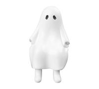 Genérico Harz Ghost Figure | 4.8x4.8x8.2cm Sitting Halloween Decorative Figure | Collector-Halloweens Spirit for, Window Sill Fireplace, Spook House and Coat Decoration ()