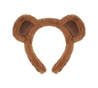 Genérico Headband With Brown Bear Ears - Cosplay Accessory Danimales Flûfƒy Adjustable | Plush Ears Šoƒt For Women, Kids Teens | Perfect Hallôozzeen, Custom Events Sessions F