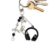 Genérico Headphone Keychain: Pendant with Keychain for Music Headphones, Compact Accessory, Design | Backpack, For Keychain, Birthday Gift For Lovers L