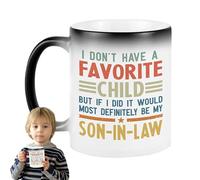 Genérico Heat Changing Coffee Mug - Magic Coffee Mug with 350ml Ceramic Canister | Heat Sensitive Mugs Color Changing Decorative Ceramic Mugs for Desks, L