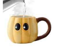 Generico Heat Resistant Coffee Thanksgiving Mug Cute Water Bottle Autumn Mug Big Eyes Design Accessories Home Office Kitchen Party Camping Picnic Practical