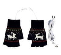 Generico Heated Fingerless Gloves, USB Charging Glove, Heated Work Gloves for Women | for Office Cycling Outdoor Running Winter Camping Commuting Daily Writing Guide