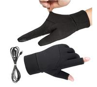Generico Heated Gloves For Women, Electric Motorcycle Mittens, Winter Gloves With USB Charging And Touch Screen For Two Fingers - For Men And Women, Winter, Motorcycle