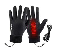 Generico Heated Gloves | USB Heated Winter Gloves | Touchscreen 3 Heat Levels for Cold Driving Motorcycling Skiing Cycling Snow