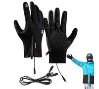 Genérico Heated Work Gloves, Heated Gloves for Women, USB Hand Warmers, Non-Slip with Zipper Design, Cold Weather Equipment for Outdoor Activities