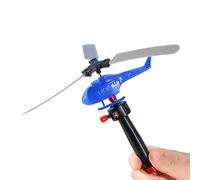 Genérico Helicopter Toy - 4.72 Inch | ABS Flying - with Pull Line for Kids, Girls, Outdoor Games, Indoor, Yard, Park, Living Room, Skill Development