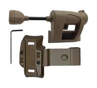 Genérico Helmet Torch - Adjustable 4 Colours | Portable ABS Light 22 x 16 x 2.25 cm Lamp for Motorcycle, Scooter, , Hiking, Camping and Night Walks