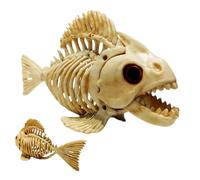 Generico Herringbone Skull Fish Bone Pattern | Skeleton Sculpture,Halloween Skeleton Decoration Template for Halloween Decorations, Scary Props