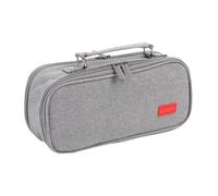 Genérico High School Pencil Case, College Multi-Level Pencil Holder, Desk Organizer for Study School Home Crafts Makeup, grey, Consulte la descripción, See description