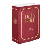 Genérico Holy Bible Plush Toy - Scripture Book Pillow for Kids | 13 Inch Plush Religious Toy, Faith Based Dolls, Bible Playbook