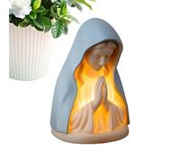 Genérico Holy Mary's Night Light - Virgin Decorative Bed Statue Sacred Lighting Statue Eye Protection Desk Accessory with Serene Aura | Devotional Lighting for L
