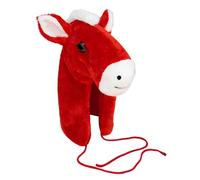 Genérico Horse Caps,Costume with Ear Protection | Funny Plush Horse Cap,For China 2026 Cosplay Performance Photos Accessories Masquerade