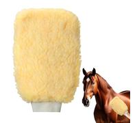 Genérico Horse Grooming Gloves | Soft Glove Cleaning | Multifunctional Animal Gloves for Sensitive Horses Dogs Rabbits Small Medium Large | Pet Supplies Home Stable