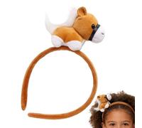 Generico Horse Headband - Animal Headband 22 x 18 x 4 cm | Plush Headwear for Various Events Including Chinese New Year Greetings Family Photos, Theatre Performances, Activities