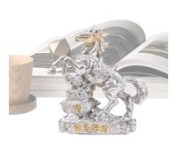 Genérico Horse Statues Home Decor - 2026 Resin Table with Chinese Art - Animal Figures of the Year Horse | for Home, Living Room, Bookcase, Cabinet, Shelf and Parties