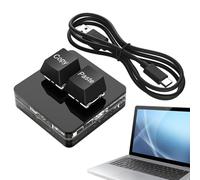 Generico Hot Swap 2 Keys Keyboards - Mini USB Keyboard, Universal Mechanical PC Keyboards, Ergonomic RGB Backlit Mini USB Keyboard for Home and Travel