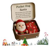 Generico Hug Doll, Mini Emotional Remembrance, Christmas Doll in a Tin Box | Christmas Hug Caring, Good, Holiday, Colleagues, St, Birthday, Women, Men, Amant