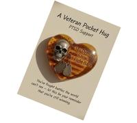 Generico Hugs for Children, Heart and Skull Keepsake Handmade | Mini Hug with Postcard, for Valentine Appreciation, Women, Men, Lovers, Children, Good Care Friend, Adults