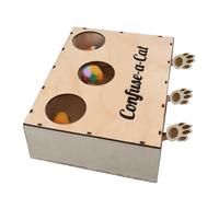 Genérico Hunting Box - Natural Wood, Durable Intelligence Game, Interactive Job Toys | Discard Wooden Openings Games for Playful and Curious Dogs