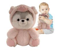 Generico Husky Animal | Cute Creative Pet Transformed Koala Pig Fox Dinosaur Plush, Cuddly Stuffed Husky Dog Plush, Stuffed Dog Plush Toy for Sofa Bedroom Car Decor