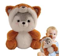 Generico Husky Dog Plush Animal - Soft and Plush Transformed Creative Pet, Koala Pig Fox Dinosaur Husky Dolls, Soothing Sleeping, Stuffed Dogs