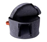 Generico HutBox Organizer-Large Round Travel Suitcase Foldable Dust Poet Container for Lightweight Headgear Furniture | Portable Hat Storage Box with Lid, or