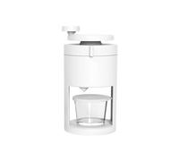 Genérico Ice Scraper Machine - Portable Ice Grinder | Household Ice Crusher with Crank | Portable Stainless Household Appliance for Smoothies and Slushies
