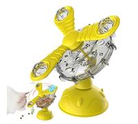 Generico Indoor Cat Interactive Toys - Cat Treat Dispenser Toy, 360 Degree Rotating Cat Food Dispenser | Cat Toys, Interactive Toys