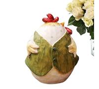 Generico Indoor Chicken Statue, Chicken Figures Easter Decorations - Small Hen Desk - for Living Room Bedroom Desk Table Shelf
