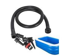 Genérico Inflatable Pump Hose - PVC 1. with 5 Nozzles | Spare Hose Threaded 2.8 cm with Multiple Connectors | Kit Mange B´omba Kayak Paddle Inflatable Boat Float Pool Camping