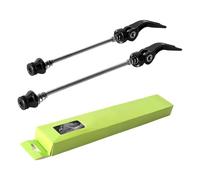 Generico Insolable on Front Rear Bicycle | Axle Explanation Parts Set for Front and Rear Wheels | Heavy Aluminium Alloy Wheel Hub Set | A