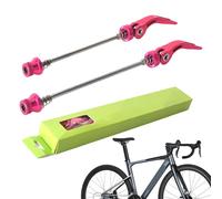 Generico Insolable on Front Rear Bicycle | Axle Explanation Parts Set for Front and Rear Wheels | Heavy Aluminium Alloy Wheel Hub Set | A