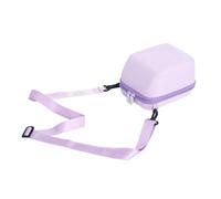 Genérico Instant Camera Case: Hard Case, Protective Bag | Compact EVA Travel Stand with Strap, Portable Bag for Mini, Retro Snapshots, Photos, , Tour, Purple, Consulte la descripción, See