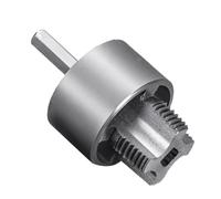 Genérico Integrated Pipe Threading Tool - Water Pipe Thread Opener | Internal & External Electric Drill Threader | Thread Maker Kit Multifunctional Ergonomic for Adults Beginners Professionals