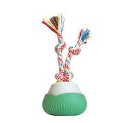 Genérico Interactive Ball for Cats - Automatic Intelligent Rechargeable Type-C - Balls for Cats with Rope, for Game, Training, Exercise, Mental Stimulation, Simulation of Hunting, Scratching and
