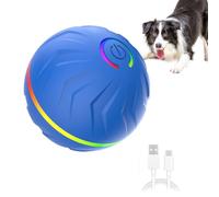Generico Interactive Ball for Dogs, Interactive Toys for Moving Dogs | Interactive Toy with Ball Toy for Pets, Chew Ball for Rechargeable Through U
