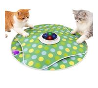 Genérico Interactive Cat Toy - Automatic Moving Game with Deck Design | Toys for Cats on the Go with Attractive - Enrichment Exercise Hunting