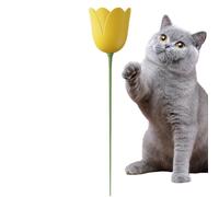 Genérico Interactive Cat Toy | Flower Shape Enrichment Anti-Boredom - Electronic Cat Toys with Automatic Rotation - for Mental Stimulation Practice Hunting Agility Calm