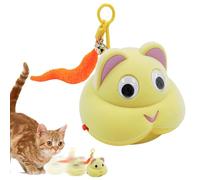 Generico Interactive Cat Toys - Automatic Mouse Toys that Stimulate the Cat | Electric Moving with Light, Chew Toys and Exercise Against Boredom