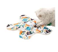 Genérico Interactive Cat Toys - Automatic Rechargeable Motion Activated Mat | Moving Feathers for Entertaining | Boredom Exercise Training, Activity Stimulate