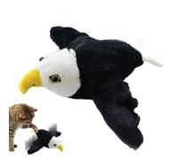 Genérico Interactive Cat Toys: Squeak Rechargeable Fluttering Bird | Simulated Bird Cat Toy Fluttering Wings Interactive Toy Flying Birds Plush for Dogs