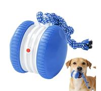 Genérico Interactive Dog Ball - Automatic Rolling Motion Activated Pet Entertainment Toy Attached to a Rope | Dog Enrichment Activity Device