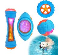 Generico Interactive Dog Toys - 4 Piece Dog Pool Toys | Interactive Cleaning Cleaning with Brooms Cucchi Cagchi Floats Polci for Polci Lakes Lakes