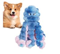 Generico Interactive Dog Toys, Soft Plush Squeaky Anti-Bite Octopus Shape Puppy Chew Toys for Beach, Garden, Walks