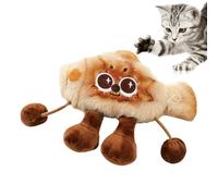 Genérico Interactive Indoor Cat Toy, Touch Activated Fried Food, Indoor Teaser Toys for Cats - for Pet Lovers Apartment Home Office Shelters Living Room Study