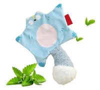 Genérico Interactive Toy for Cats, Cleaning Teether Doll with Flying Squirrel Shape - Tough Toys for Small Medium and Large Bites