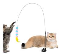 Generico Interactive Toy with Gods - Self-Employment Toy with Strong Holding, Flexible Shaft and Pendant Stimulates Movement and Play Instinct, Robust
