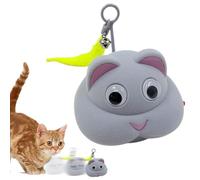 Generico Interactive Toys for Cats, Mobile Electric Mice for Mental Development of the Cat - Accessories Kittens with Lights Antinoia Hunting Movement Games